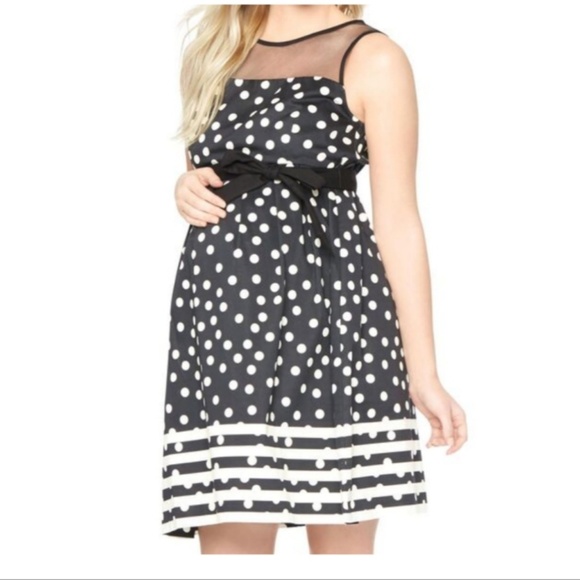 Motherhood Maternity Polka dot Dress - Picture 1 of 5